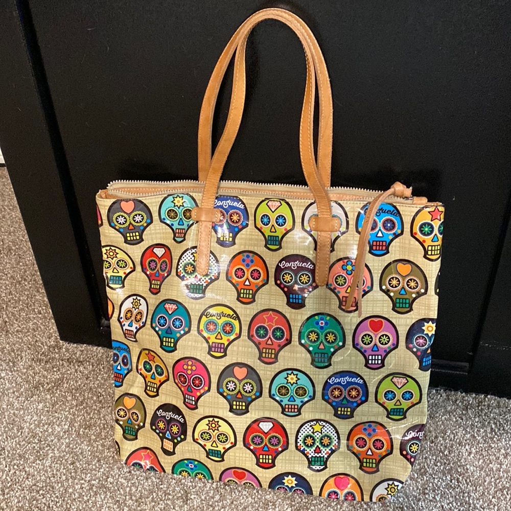 CONSUELA Sugar Skull market tote